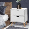 White Bedside Table