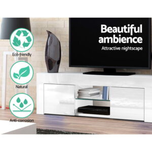 Artiss White Tv Cabinet Entertainment Unit - Image 5
