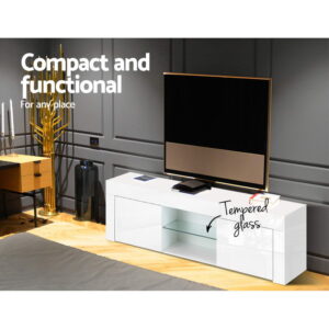 Artiss White Tv Cabinet Entertainment Unit - Image 6