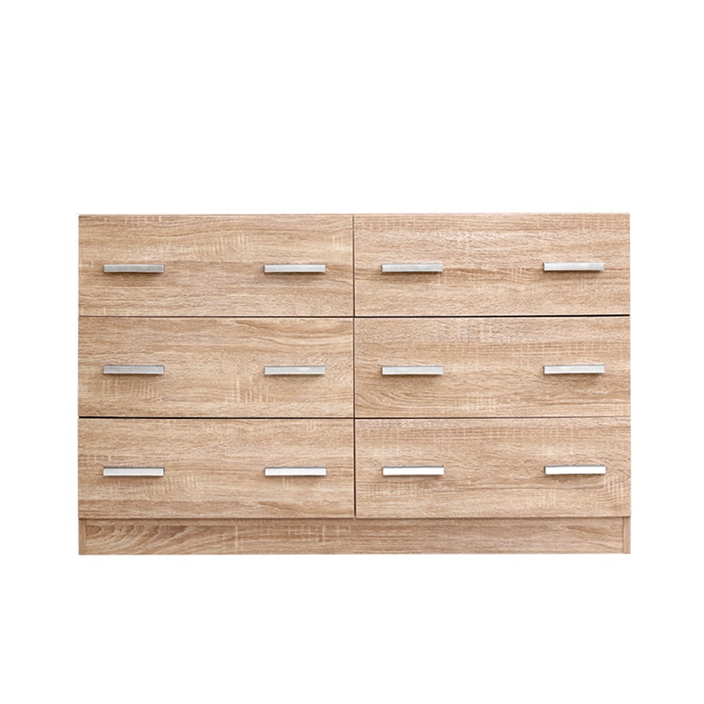 Artiss Veda Pine 6-Drawer Chest – Auz Sales Online 6-Drawer Chest