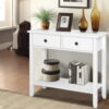 White Console Table
