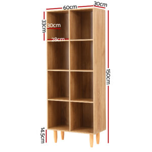 4-Tier Pine Bookshelf