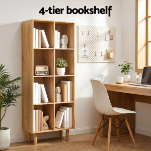4-Tier Pine Bookshelf