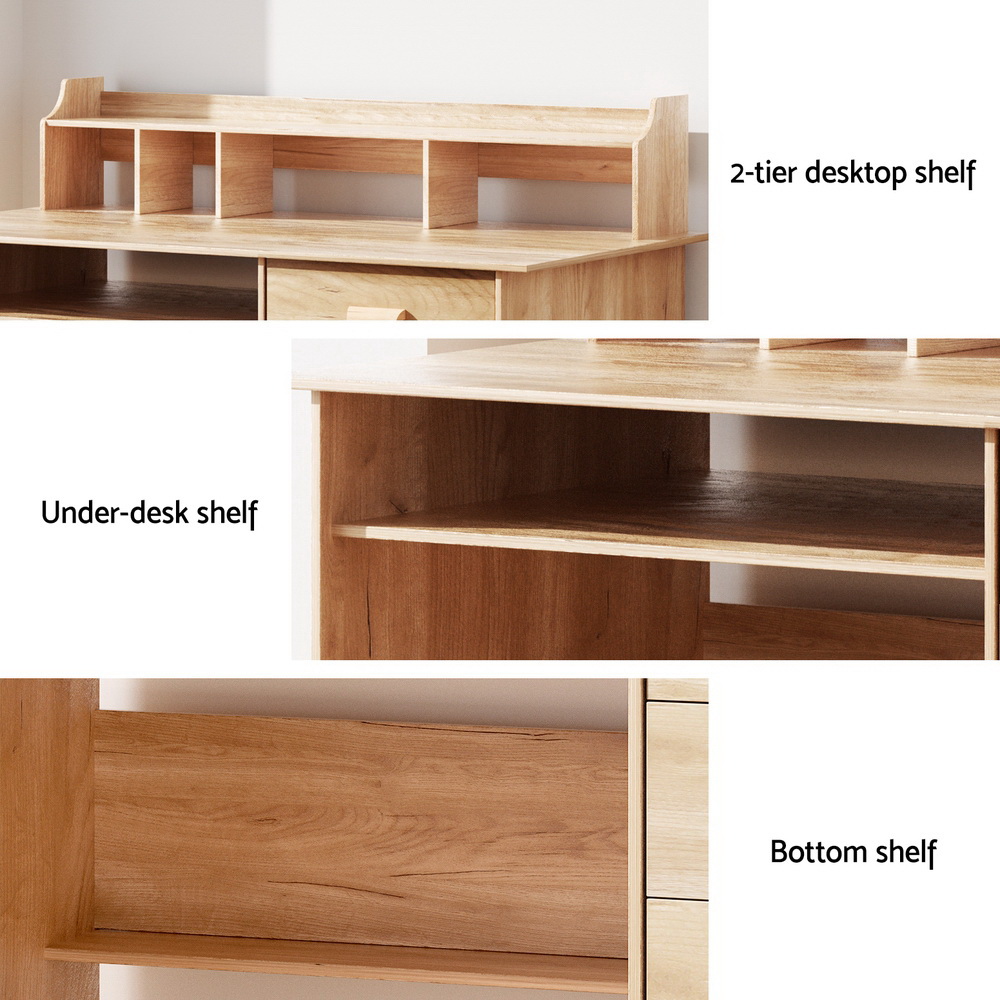 Artiss Computer Desk With Shelves &Amp; Drawers – Auz Sales Online Computer Desk
