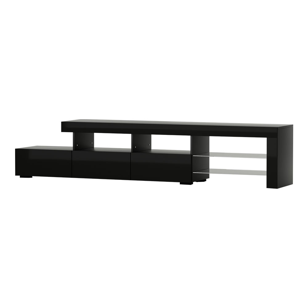 Artiss Caya 215Cm Black Led Tv Entertainment Unit – Auz Sales Online Led Tv Unit