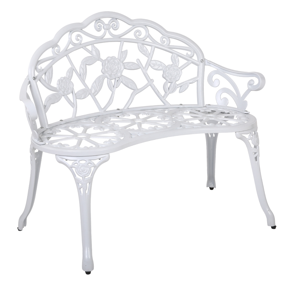 Gardeon 100Cm Cast Aluminium Outdoor Garden Bench – Auz Sales Online Outdoor Garden Bench