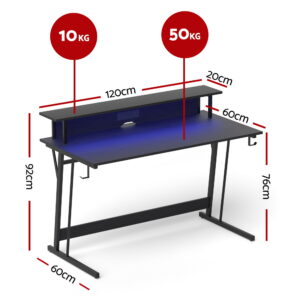 Gaming Desk 120Cm