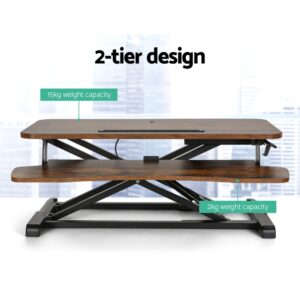 Artiss Standing Desk Riser Height Adjustable 80Cm - Image 5