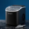 Devanti Portable Ice Maker Machine Ice Cube Tray 12kg Bar Countertop Black