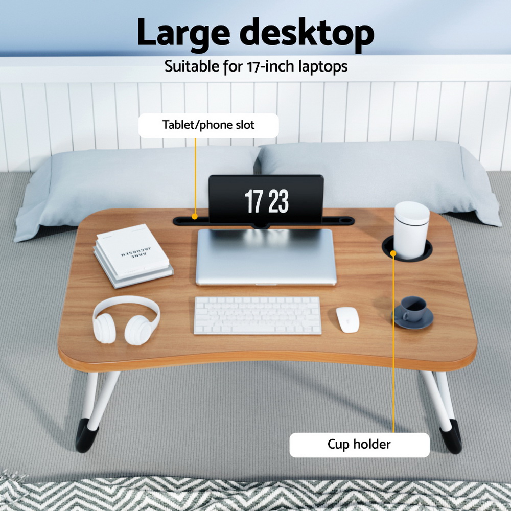 Laptop Desk Table Foldable Stand Lap Tray Sofa Bed Portable Adjustable Desks – Auz Sales Online Laptop Desk Table Foldable Stand Lap Tray Sofa Bed Portable Adjustable Desks - Image 4