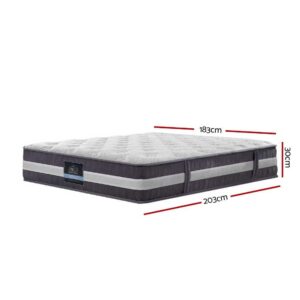 Giselle Bedding 30Cm Mattress Pocket Spring King - Image 3