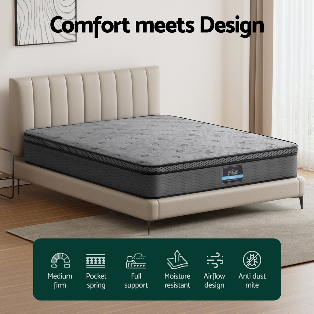 Giselle King Size Mattress 26Cm Euro Top – Auz Sales Online King Size Mattress