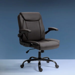 Artiss Chastine Executive Office Chair in brown front view