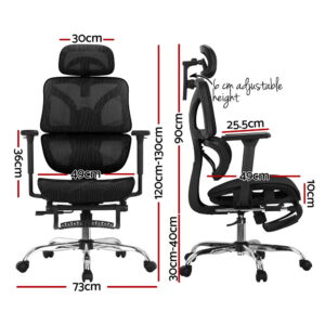 Artiss Ergonomic Office Chair | Black – Auz Sales Online Ergonomic Office Chair