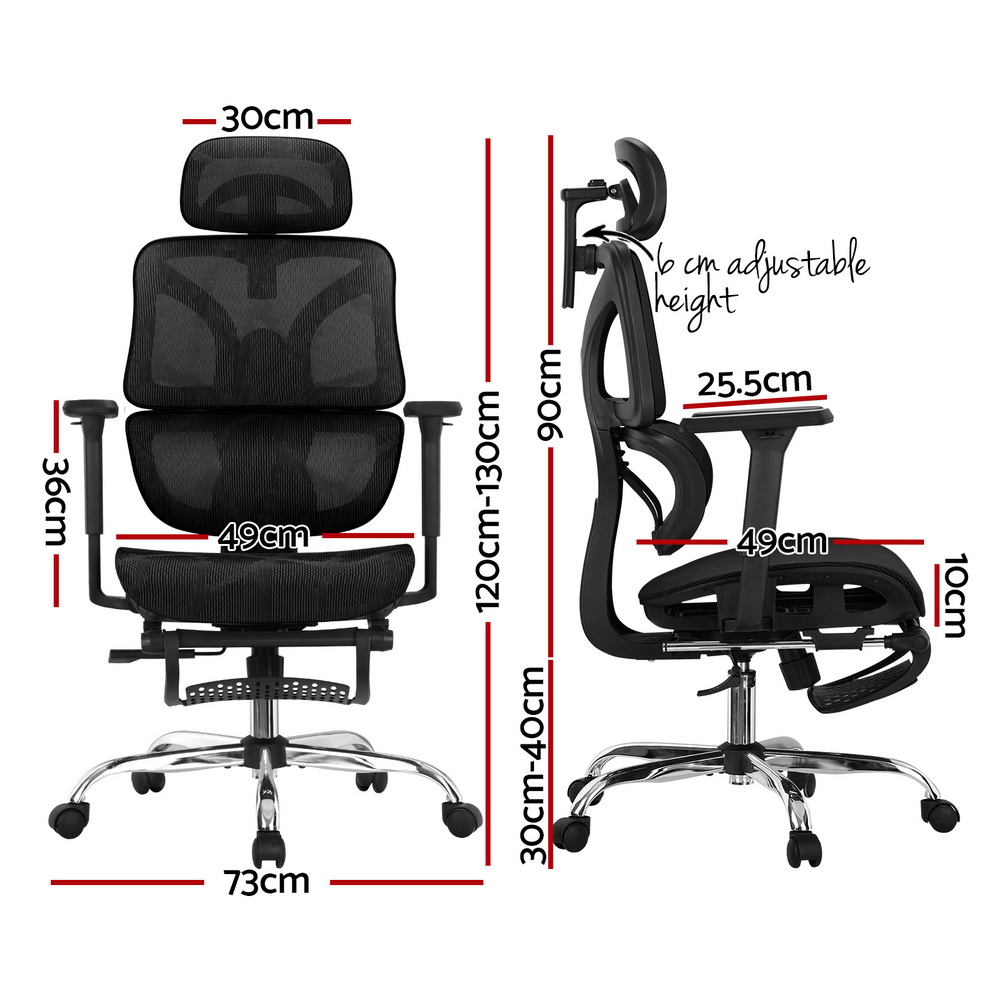 Artiss Ergonomic Office Chair | Black – Auz Sales Online Ergonomic Office Chair