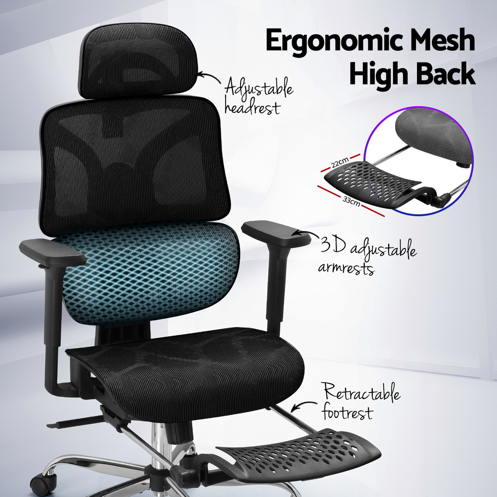 Artiss Ergonomic Office Chair | Black – Auz Sales Online Ergonomic Office Chair