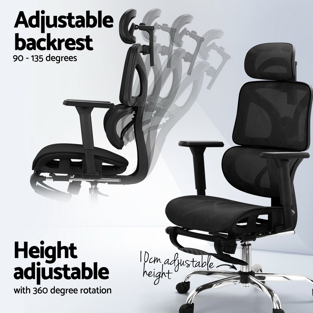 Artiss Ergonomic Office Chair | Black – Auz Sales Online Ergonomic Office Chair