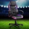 Artiss Purple Gaming Office Chair Front View