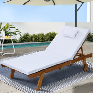 Wooden Sun Lounge