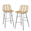 Rattan Outdoor Bar Stools