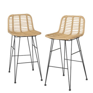 Rattan Outdoor Bar Stools