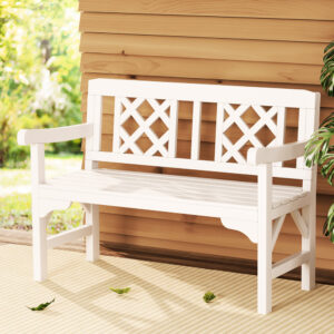 wooden garden bench