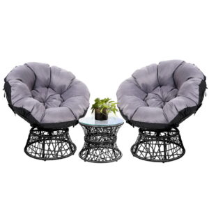 Papasan Outdoor Lounge Set