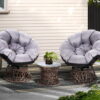 Papasan Chair &Amp; Table