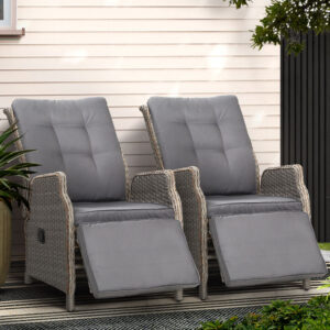 wicker recliner chairs