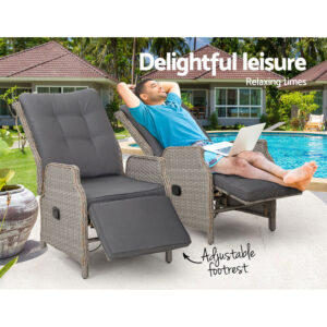 Wicker Recliner Chairs