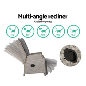 Wicker Recliner Chairs