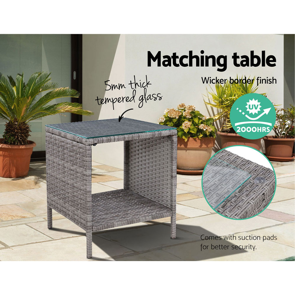 Gardeon 5Pc Wicker Recliner Set | Outdoor Lounge – Auz Sales Online Wicker Recliner Set