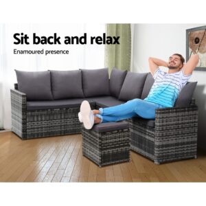 Outdoor Dining Sofa Set