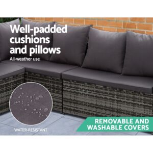 Outdoor Dining Sofa Set