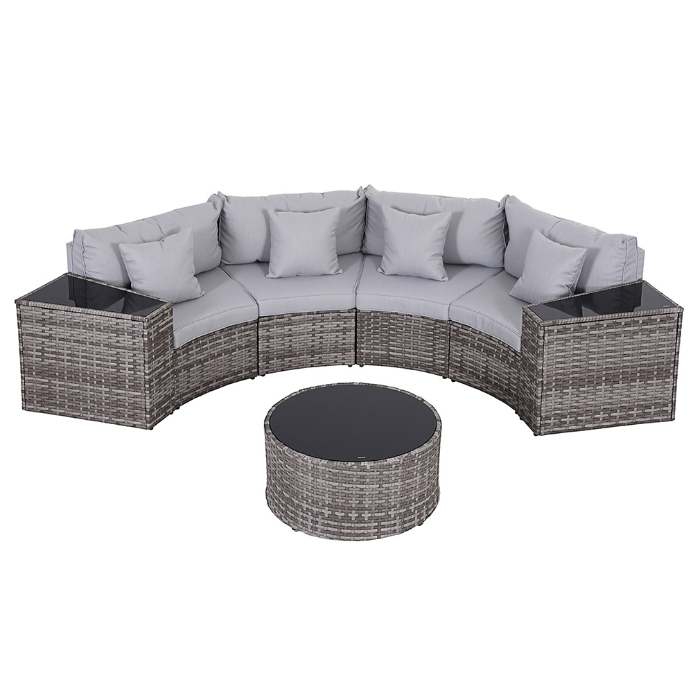 Gardeon 4-Seater Outdoor Sofa Set | Rattan Patio Furniture – Auz Sales Online 4-Seater Outdoor Sofa Set