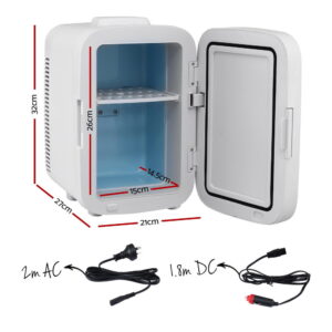 Glacio Mini Fridge Portable White Electric Cooler Warmer 12V 220V - Image 3