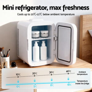 Glacio Mini Fridge Portable White Electric Cooler Warmer 12V 220V - Image 6