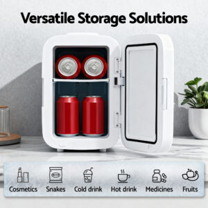 Glacio Mini Fridge Portable White Electric Cooler Warmer 12V 220V - Image 5