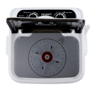 Devanti Portable Washing Machine 4.6Kg Black - Image 7