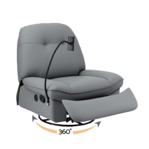 Artiss Swivel Rocker Recliner With Usb Ports – Auz Sales Online Swivel Rocker Recliner