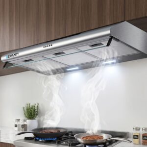 Devanti 900mm Range Hood 90cm Rangehood Stainless Steel