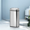 Devanti 68L Motion Sensor Bin Rubbish Automatic Silver Product Image Auz Sales Online