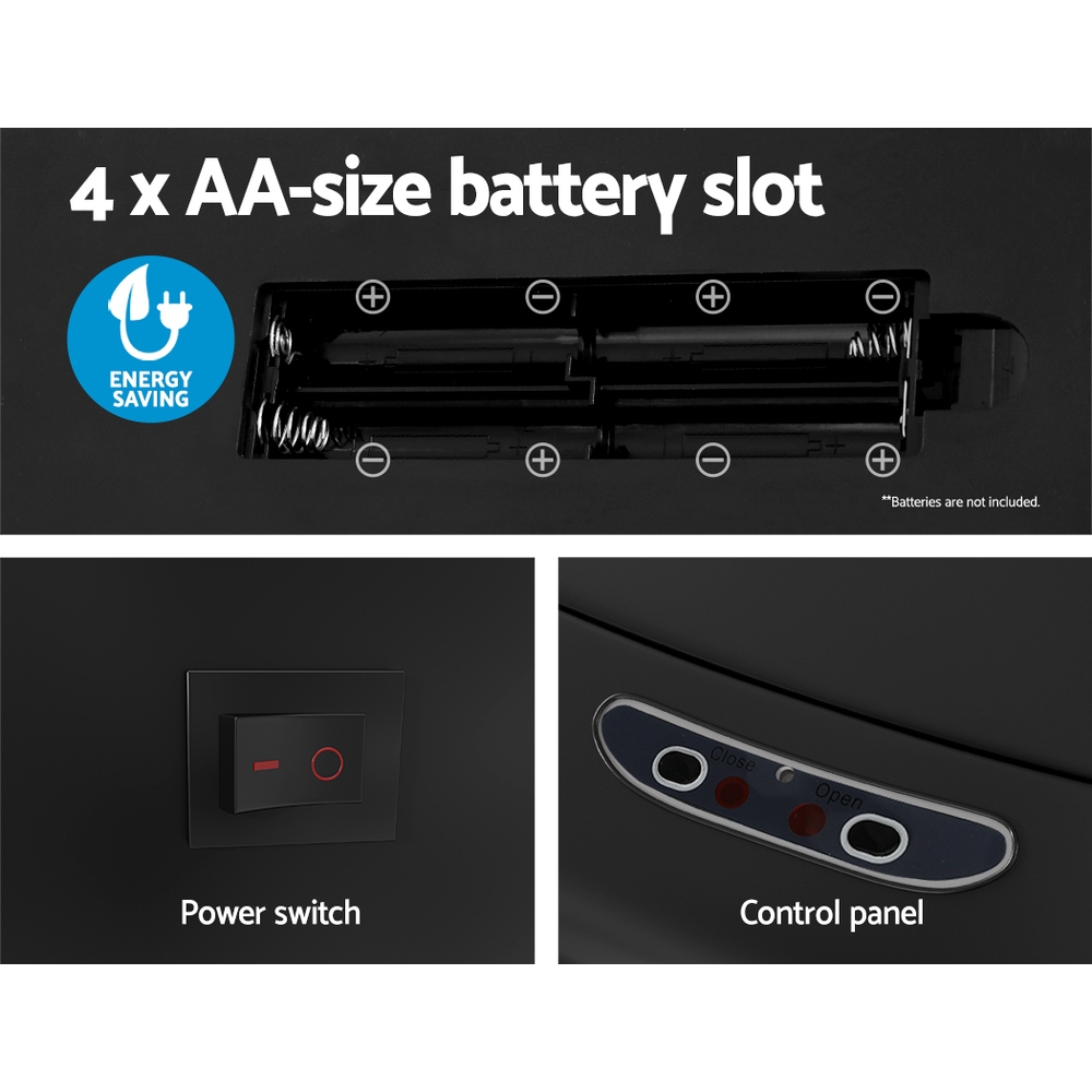 Devanti 82L Motion Sensor Bin Rubbish Automatic Black – Auz Sales Online Devanti 82L Motion Sensor Bin Rubbish Automatic Black - Image 6