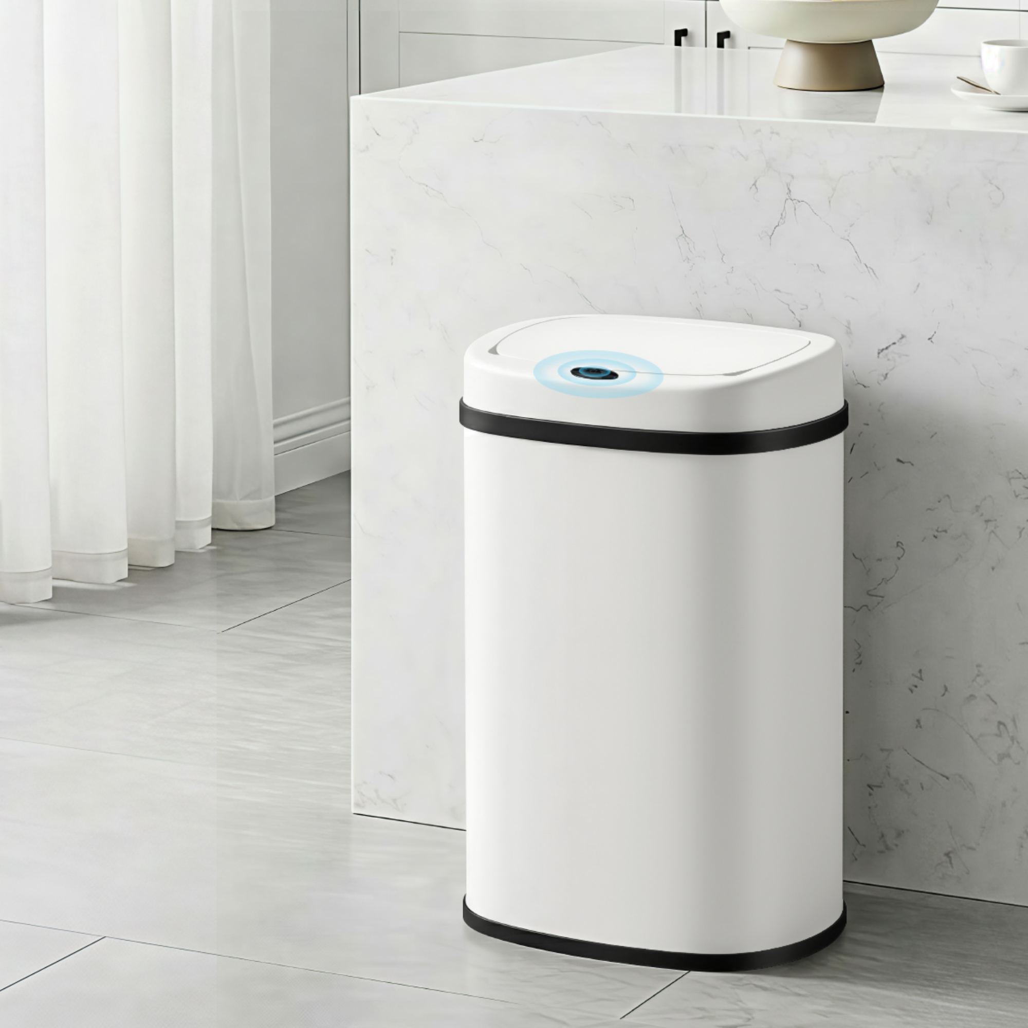 Devanti 50L Sensor Bin Motion Rubbish Automatic White – Auz Sales Online Devanti 50L Sensor Bin Motion Rubbish Automatic White - Image 8