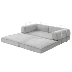 Artiss Folding Sofa Bed Grey | Space-Saving Comfort – Auz Sales Online Folding Sofa Bed