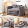 2 Seater Corduroy Sofa Bed