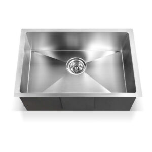 Cefito Kitchen Sink 60X45Cm Stainless Steel Basin Single Bowl Silver - Image 3