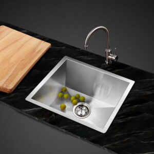 Cefito Kitchen Sink 36X36Cm Stainless Steel Nano Basin Single Bowl Silver - Image 7