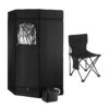 Devanti Portable Steam Sauna Tent 1000W 3L Steamer Pot Full Body Home SPA Timer