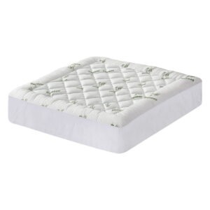 Giselle King Mattress Topper 5Cm Bamboo Cooling Pad - Image 2